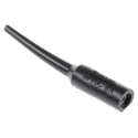Fluke Black Test Connector Adapter with Copper and Brass Contacts, Gold Plated, 2.5kV Voltage, 3A Current 3560-0
