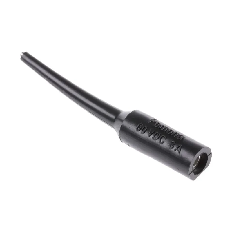 Fluke Black Test Connector Adapter with Copper and Brass Contacts, Gold Plated, 2.5kV Voltage, 3A Current 3560-0