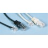 Decelect SPE Cat5 Terminated Ethernet Cable, White PVC Jacket, 3 m Length, F/UTP Shield Type Cat5