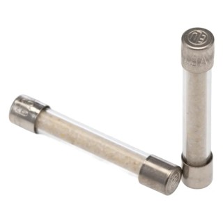 SIBA Cartridge Fuse 6.3A Fast Acting Glass Body 5 x 30 mm 500V AC 171530.6,3