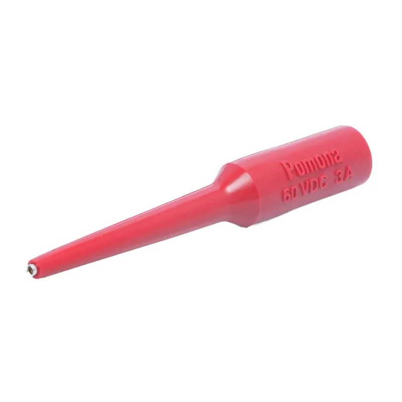 Fluke Red Test Connector Adapter with Brass, Copper Contacts and Gold, Nickel Plated, 3A, 250V DC 3560-2