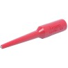 Fluke Red Test Connector Adapter with Brass, Copper Contacts and Gold, Nickel Plated, 3A, 250V DC 3560-2
