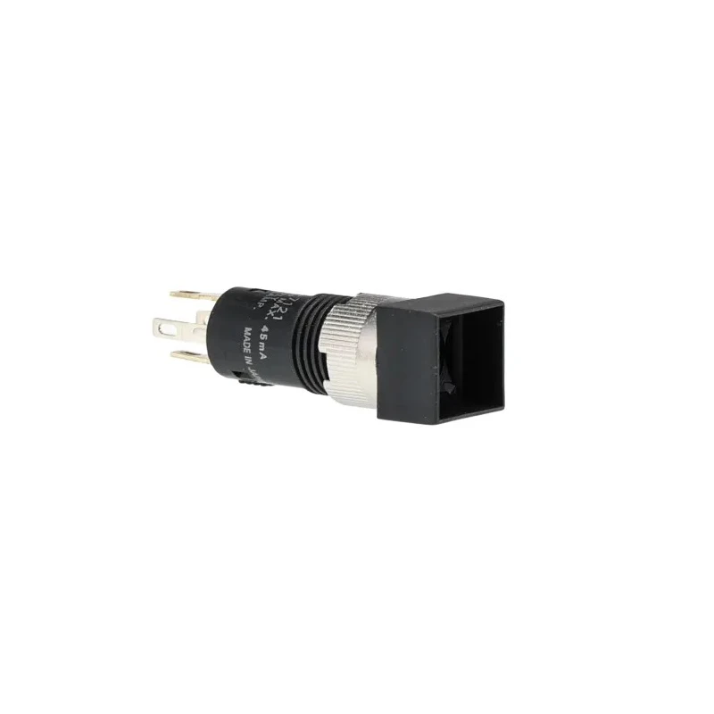 Omron Illuminated Push Button Switch, Latching, Panel Mount, 8 mm Cutout, SPST, Green Red White Yellow LED, A3DA-7121