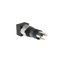 Omron Illuminated Push Button Switch, Latching, Panel Mount, 8 mm Cutout, SPST, Green Red White Yellow LED, A3DA-7121