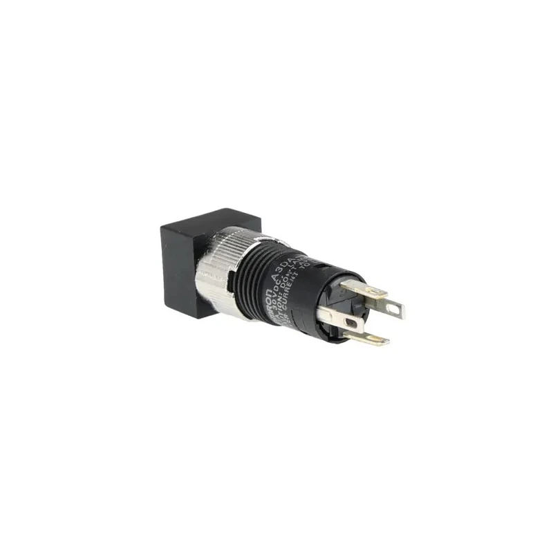 Omron Illuminated Push Button Switch, Latching, Panel Mount, 8 mm Cutout, SPST, Green Red White Yellow LED, A3DA-7121