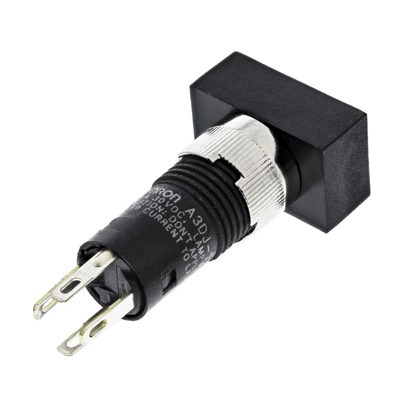 Omron A3d Series Illuminated Latching Push Button Switch Panel Mount 8 mm Cutout SPST LED A3DJ-7121
