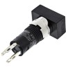 Omron A3d Series Illuminated Latching Push Button Switch Panel Mount 8 mm Cutout SPST LED A3DJ-7121