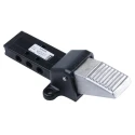Parker Pedal Pneumatic Manual Control Valve B43 Series, G 1/8 Thread, 5/2 Function, Die Cast Zinc Body B43004FS