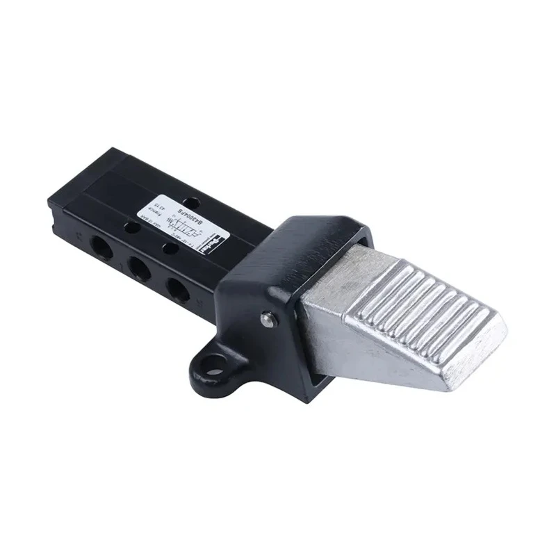 Parker Pedal Pneumatic Manual Control Valve B43 Series, G 1/8 Thread, 5/2 Function, Die Cast Zinc Body B43004FS