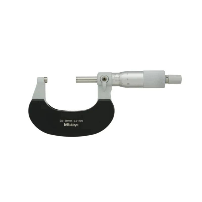 Mitutoyo External Micrometre 25-50 mm Measuring Range 0.01 mm Resolution ±0.002 mm Accuracy 102-302