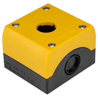 Eaton Grey Plastic Control Station Enclosure RMQ Titan M22 Series 22mm Cutout Diameter IP66 70002533 M22-I1Y-M1