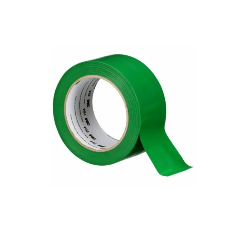 3M Green Vinyl Lane Marking Tape 50mm Width 33m Length 0.13mm Thickness Rubber Adhesive 3M 764