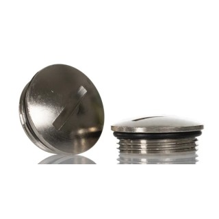 Lapp Cable Gland Blanking Plug M40 Thread Nickel Plated Brass 28 mm Diameter 52103135