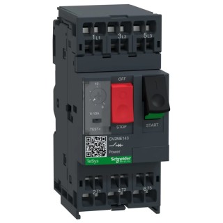 Schneider Electric Motor Protection Circuit Breaker 3 Pole 10A, 6A Thermal Magnetic Trip, 690V IP20 GV2ME