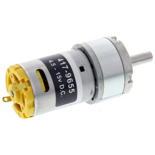 RS PRO Brushed Planetary Geared DC Motor, 12V dc, 7.92 W, 1974 rpm, 13 Ncm Torque, 6 mm Shaft Diameter 417-9655