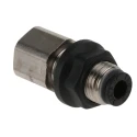 Legris Pneumatic Fitting Female Threaded-to-Tube Push-in 4 mm Brass Nickel Finish LF3000 