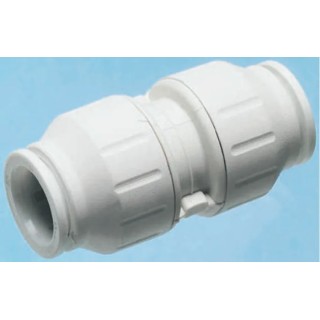 John Guest Plastic Pipe Fitting Straight Coupler Acetal Material 12 Bar Pressure PEM0422W