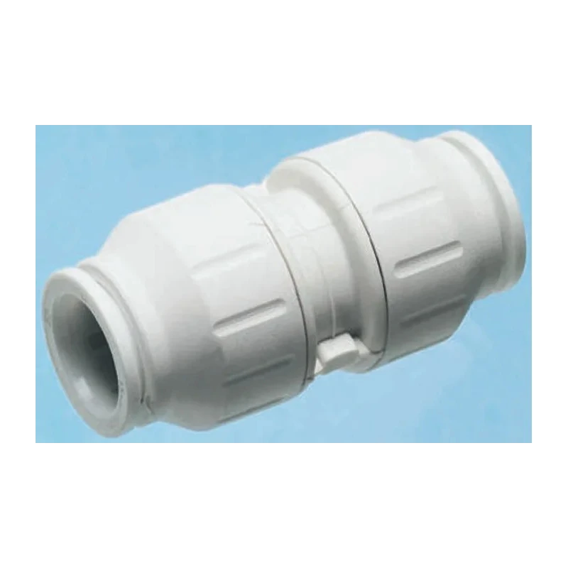 John Guest Plastic Pipe Fitting Straight Coupler Acetal Material 12 Bar Pressure PEM0422W