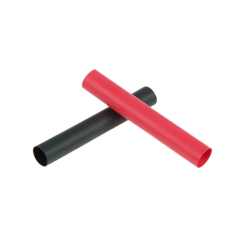 TE Connectivity Heat Shrink Tubing Black, Red Polyolefin Flame Retardant 2:1 Ratio RNF-100-KIT-BLACK/RED