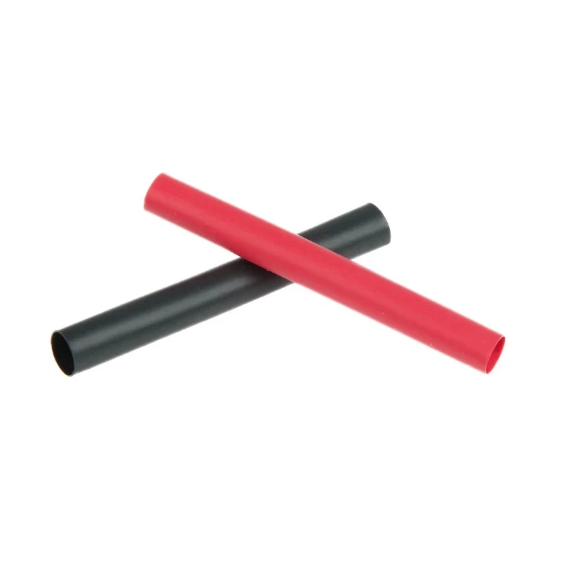 TE Connectivity Heat Shrink Tubing Black, Red Polyolefin Flame Retardant 2:1 Ratio RNF-100-KIT-BLACK/RED