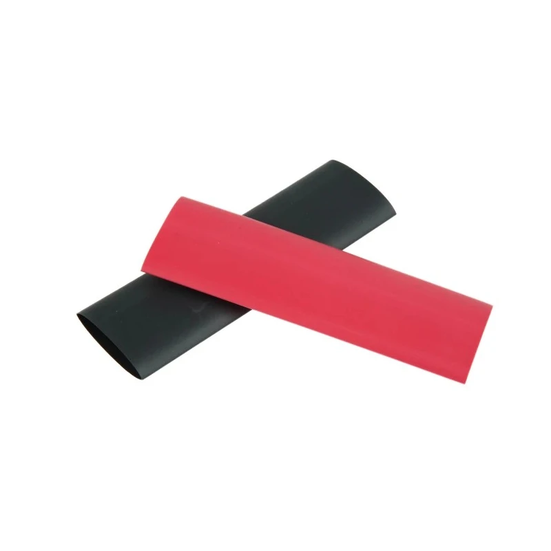 TE Connectivity Heat Shrink Tubing Black, Red Polyolefin Flame Retardant 2:1 Ratio RNF-100-KIT-BLACK/RED