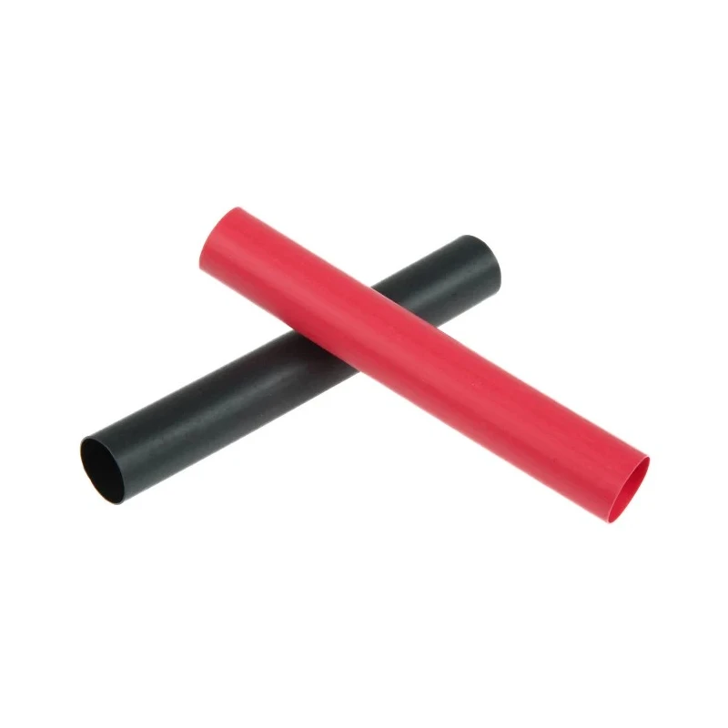 TE Connectivity Heat Shrink Tubing Black, Red Polyolefin Flame Retardant 2:1 Ratio RNF-100-KIT-BLACK/RED