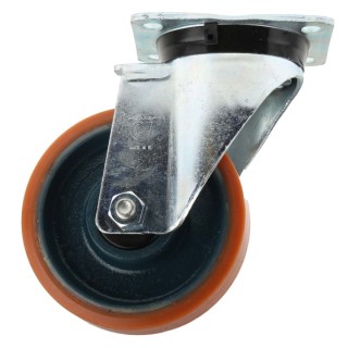 LAG Swivel Castor 450 kg Load Capacity 150 mm Polyurethane Wheel Galvanised Steel Frame 23617