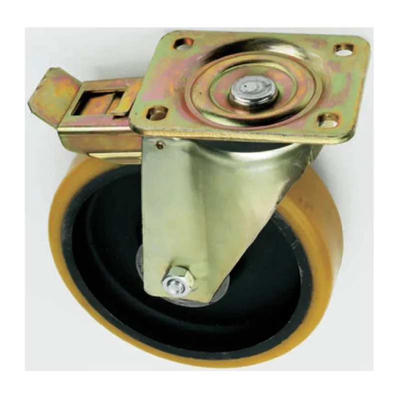 Tente Swivel Castor Heavy Duty Polyurethane Wheel 160 mm Diameter 750 kg Load Capacity 4687FTP160P63