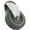 Tente Swivel Castor 80 kg Load Capacity 100 mm Wheel Diameter Thermoplastic Rubber Wheel 2470PJO100P30-13