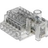 RS PRO Terminal Block Clear, Single-Pole Indirect Clamping, 11 Positions, 450 V, 170 A, Screw Termination 388-2861