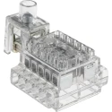 RS PRO Terminal Block Clear, Single-Pole Indirect Clamping, 11 Positions, 450 V, 170 A, Screw Termination 388-2861
