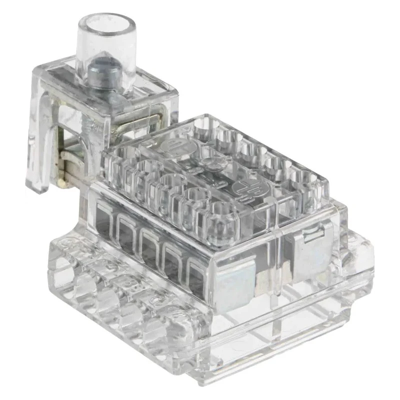 RS PRO Terminal Block Clear, Single-Pole Indirect Clamping, 11 Positions, 450 V, 170 A, Screw Termination 388-2861