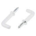 RS PRO Steel Shouldered Right-Angle Hook 31mm Overall Length, 20mm Hook Opening Width 397-5468