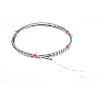 RS PRO Mineral Insulated Type K Thermocouple 3 mm Diameter, 3 m Length, Inconel 600 Probe, 1100 °C Max 455-3750