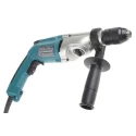 Makita Corded HP Series Hammer Drill 230V 720W 0, 1200, 2900rpm 1.5-13mm Keyless Chuck HP2051F/2