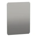 Schneider Electric Metal Plain Mounting Plate 2.5mm Thickness, 550mm W x 750mm L for Spacial CRN Enclosure NSYMM86