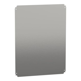 Schneider Electric Metal Plain Mounting Plate 2.5mm Thickness, 550mm W x 750mm L for Spacial CRN Enclosure NSYMM86