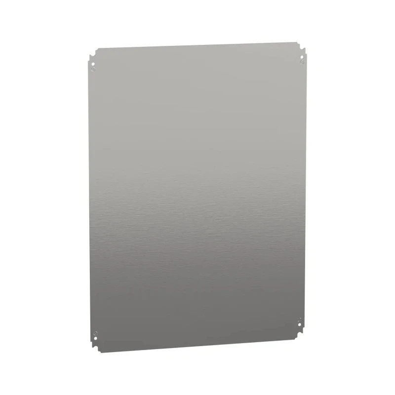 Schneider Electric Metal Plain Mounting Plate 2.5mm Thickness, 550mm W x 750mm L for Spacial CRN Enclosure NSYMM86
