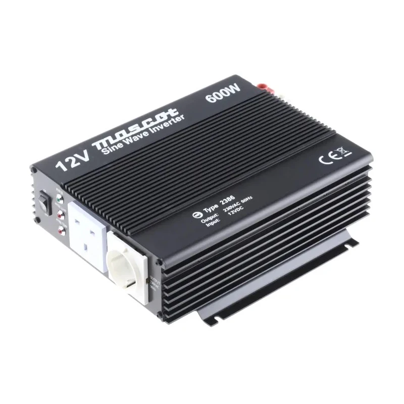 Mascot 600W Power Inverter with 10V dc, 15V dc, 20V dc, 30V dc Input and 230V ac Output 2386000040