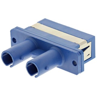RS PRO Fibre Optic Adapter ST to SC Multimode Duplex Plastic Blue Connector 422-6032