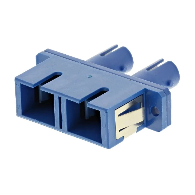RS PRO Fibre Optic Adapter ST to SC Multimode Duplex Plastic Blue Connector 422-6032