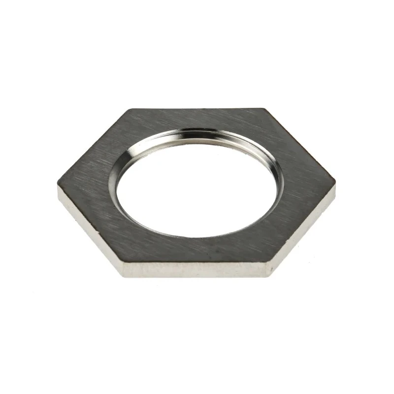 RS PRO Silver 316 Stainless Steel Cable Gland Locknut, M25 Thread 471-1401
