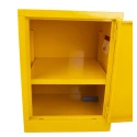 RS PRO Yellow Steel Lockable 1 Door Flammable Cabinet 609 mm x 457 mm x 457 mm 424-5370