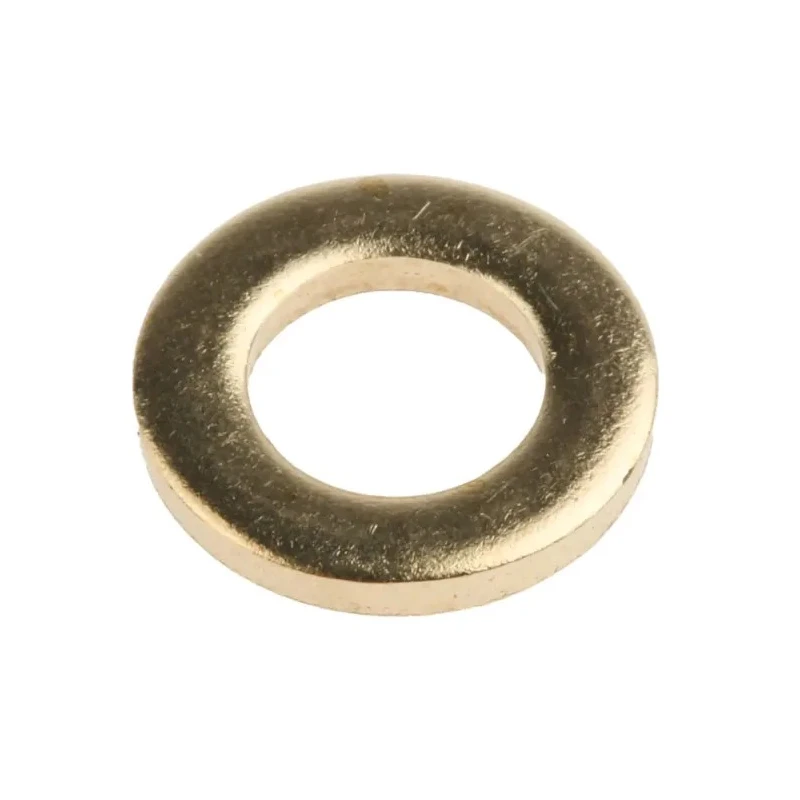 RS PRO Brass Plain Washers, M6, DIN 125A, 12mm OD, 6.40mm ID, 1.6mm Thickness 483-2621
