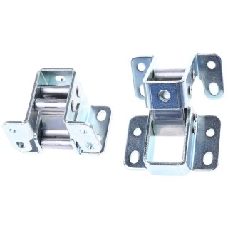 Pinet Zinc Plated Steel Concealed, LH or RH-Handed Hinge, 44 mm Length x 32 mm Width x 2 mm Thickness 407-7133