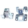 Pinet Zinc Plated Steel Concealed, LH or RH-Handed Hinge, 44 mm Length x 32 mm Width x 2 mm Thickness 407-7133
