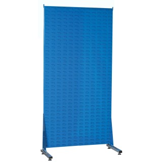 RS PRO Polypropylene Louvre Panel Storage Unit 500 mm x 1000 mm x 2000 mm Blue 424-5566