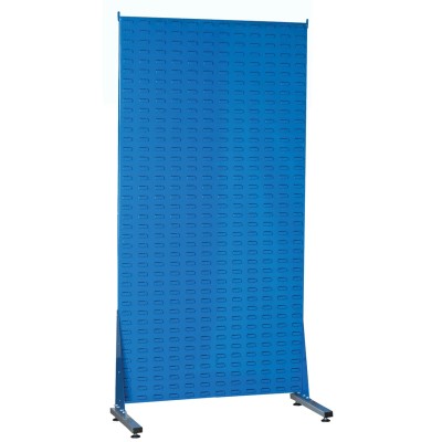 RS PRO Polypropylene Louvre Panel Storage Unit 500 mm x 1000 mm x 2000 mm Blue 424-5566