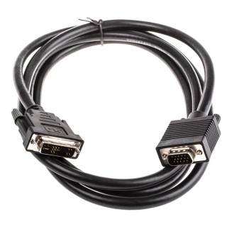 Roline Male DVI-D to Male HD15 Adapter DVI Cable 5 m HD15 
