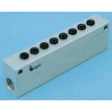 Legris Pneumatic Manifold Fitting 6 Station 12 mm Port Size G Thread Series 3310 3310 12 21